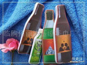 廣告促銷禮品 酒瓶型壓縮毛巾 BLJ YS JPX